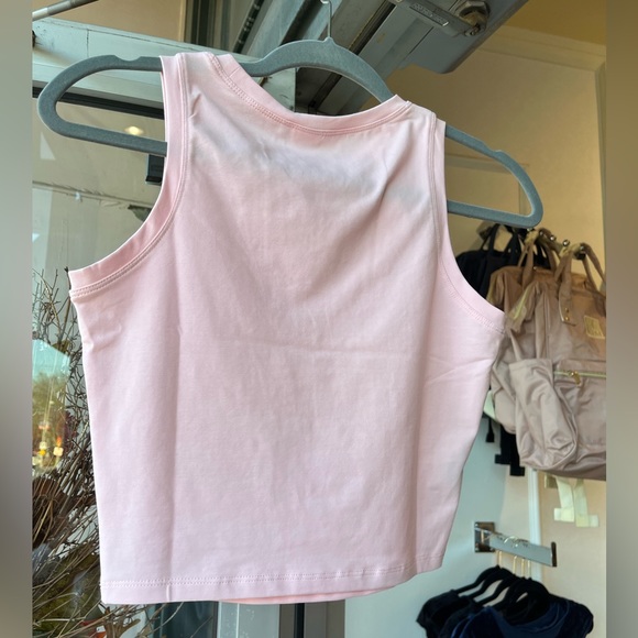Bloch Tonal Print Crop Top - Prima Pink: NO LONGER AVAILABLE - Picture 2 of 3